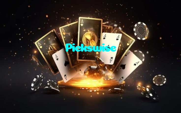 Pickswise casino presented on mobile device in Pakistan with slots and live games